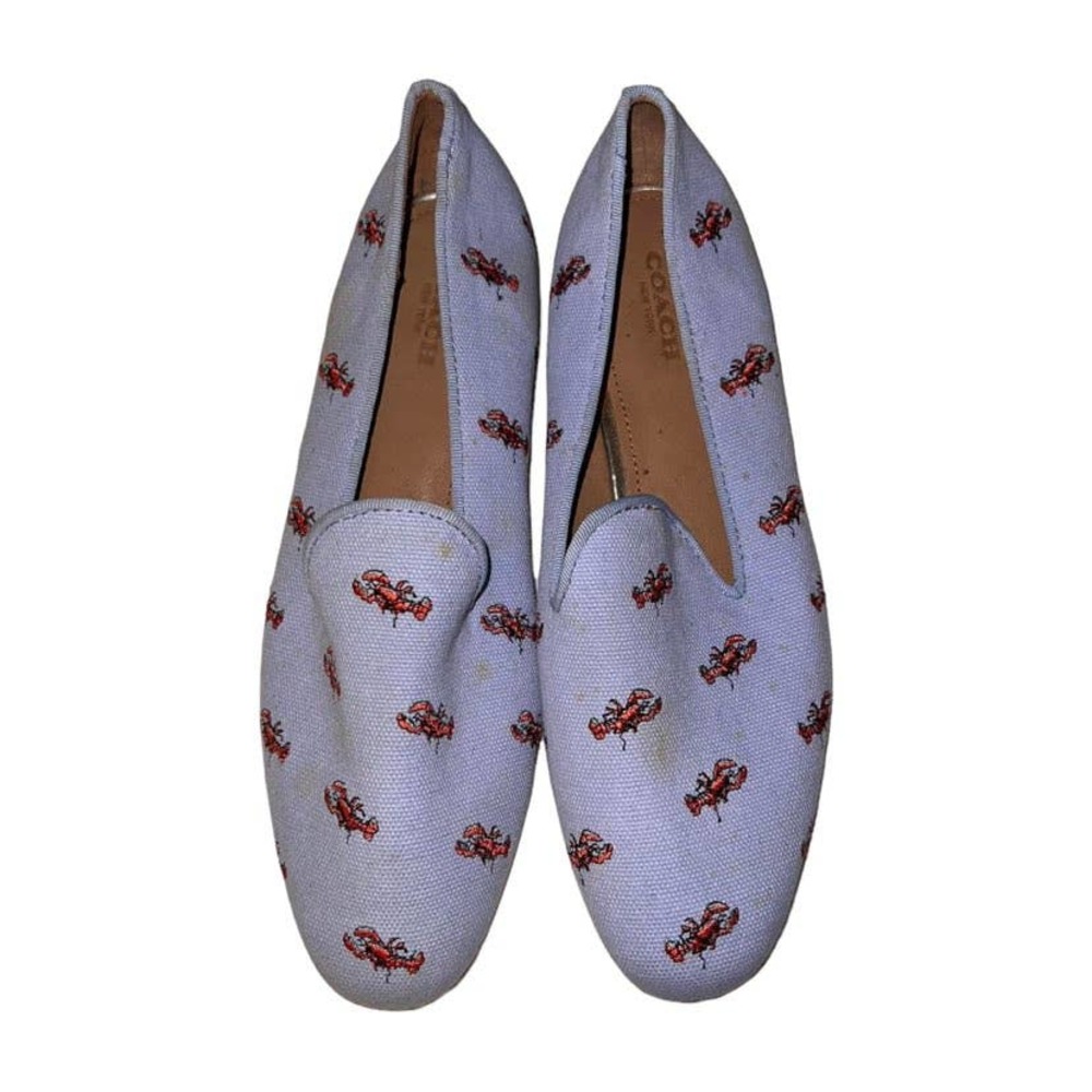 Coach Utopia Lobster Fabric Shoes Size 8.5